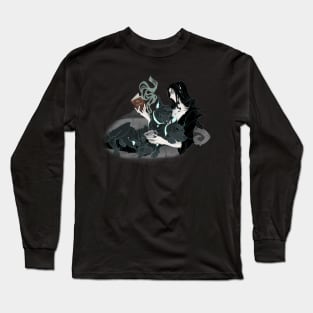 Hades and Cerebus at Home Long Sleeve T-Shirt